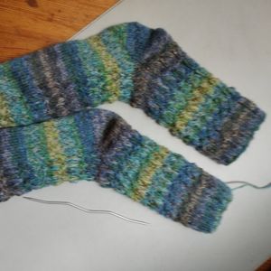 Sylvies Socken mit Wow-Effelt