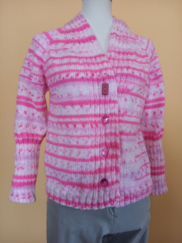 Kuschel-Schalkragenjacke Think Pink