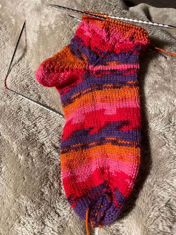 Socke mit Muster Architekt 