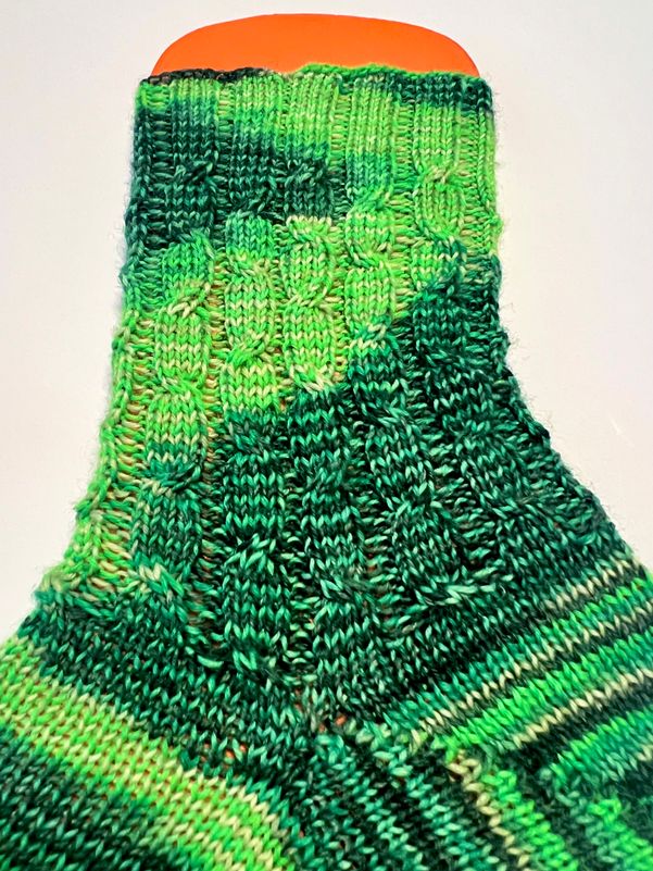 Wave - grüne Socken 2024