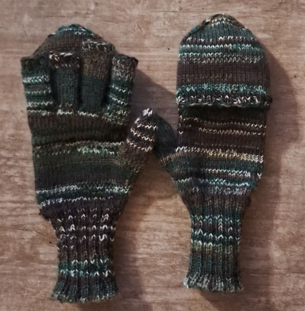 Meine ersten Handschuhe mit Fingerlinge