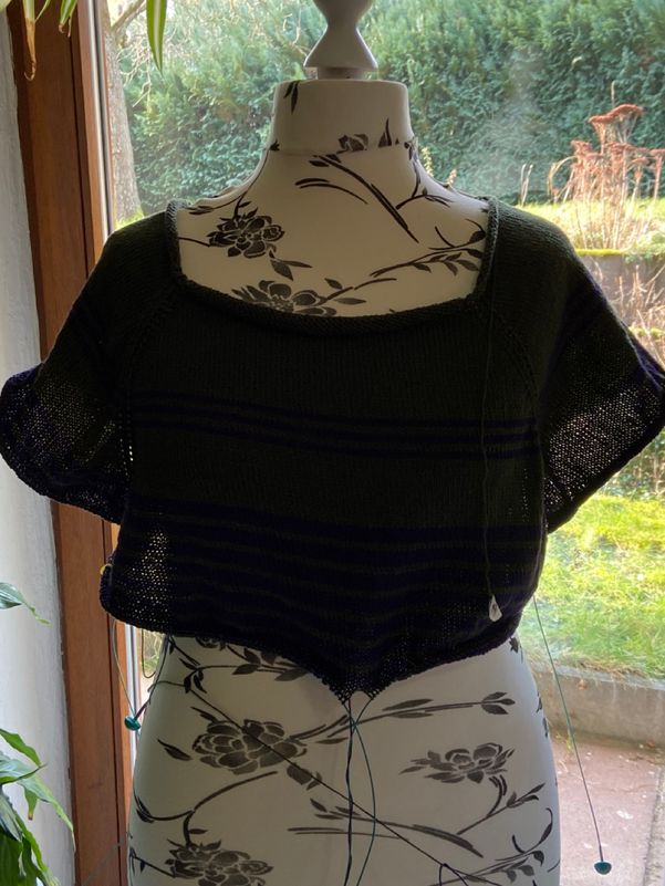 Strick-Pullover Raglano