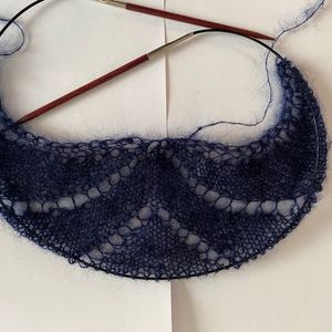Lotosherz in blau