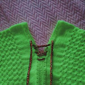 Strickshirt / Tunika Criss-Cross