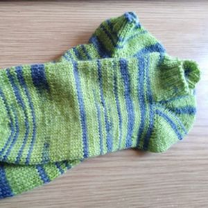 Grüne Sneakersocken