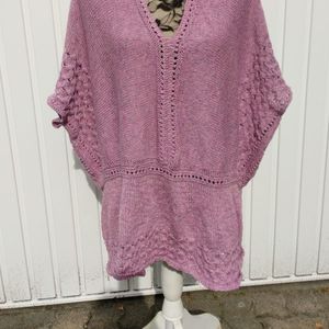 Strickshirt / Tunika Criss-Cross