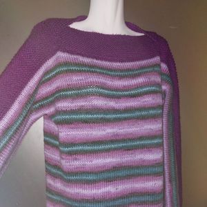 Pullover Schapulero mit Loch- und Zopfmuster