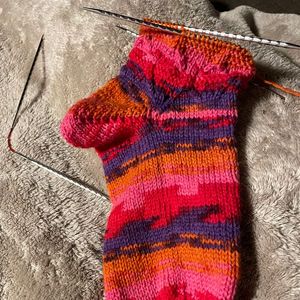 Socke mit Muster Architekt 