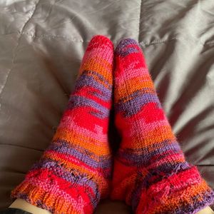 Socke mit Muster Architekt 