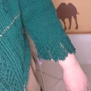 KAL Strickjacke Blume des Lebens