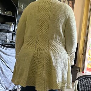 KAL Strickjacke Blume des Lebens lang