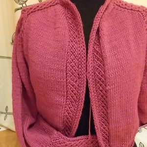 Jacke kurz magenta