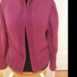 Jacke kurz magenta