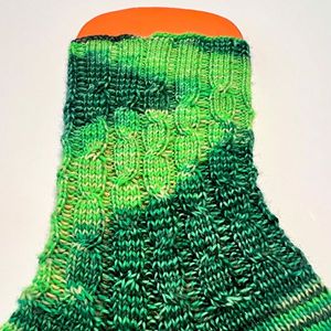 Wave - grüne Socken 2024