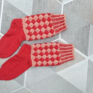 Entrelac Socken