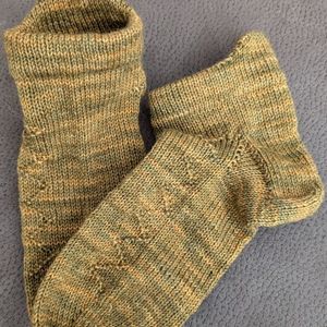 Shorty Heel Tab Socks by Larissa Gregorin