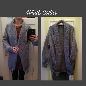 CraSy Strickjacke White Collar *knitalong*