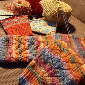 Wartezeit ist Strickzeit