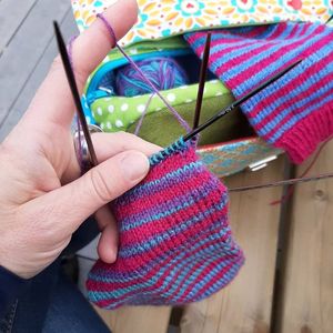 Wartezeit ist Strickzeit