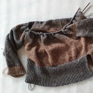 Autumn Pathways sweater